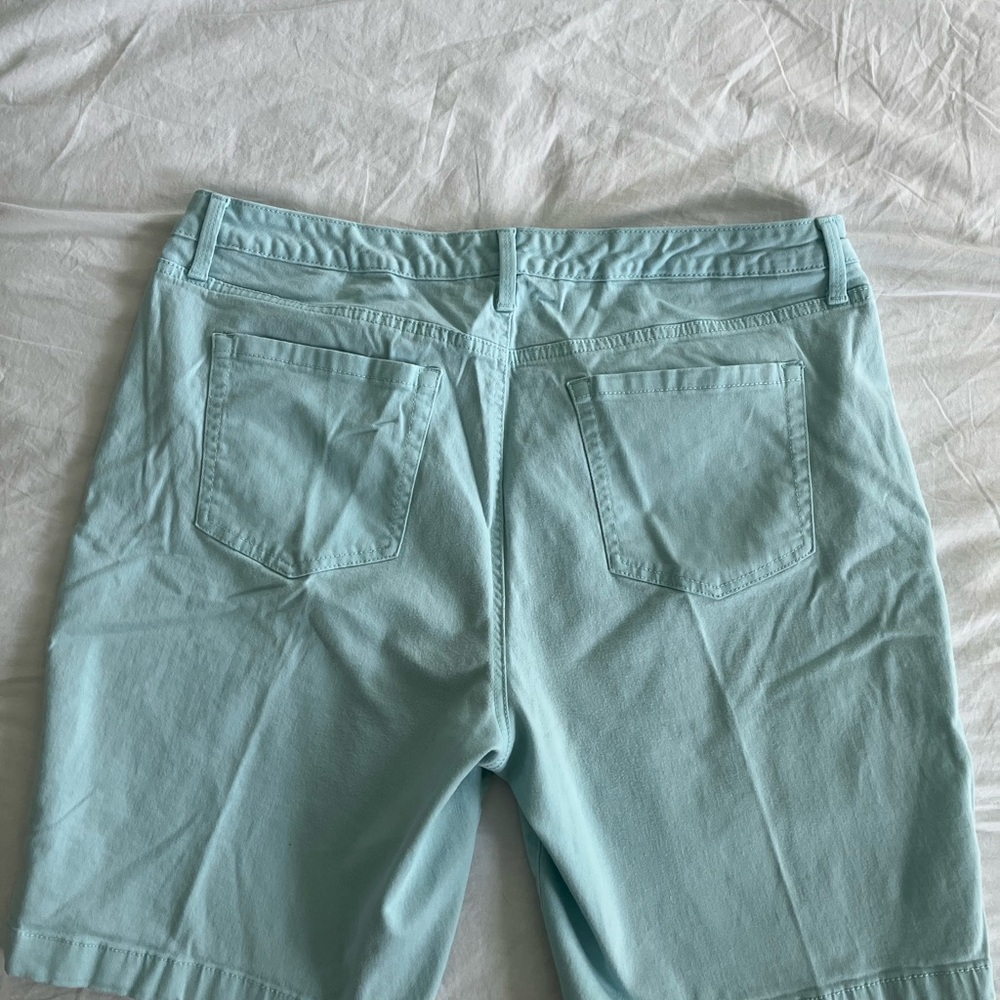 Women’s Light Aqua Shorts Size 16 - Picture 3 of 8